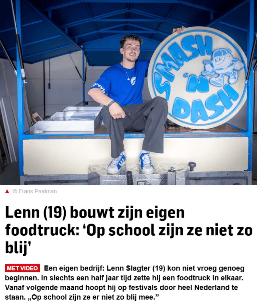 Smash 'n Dash Krant Lenn Slagter